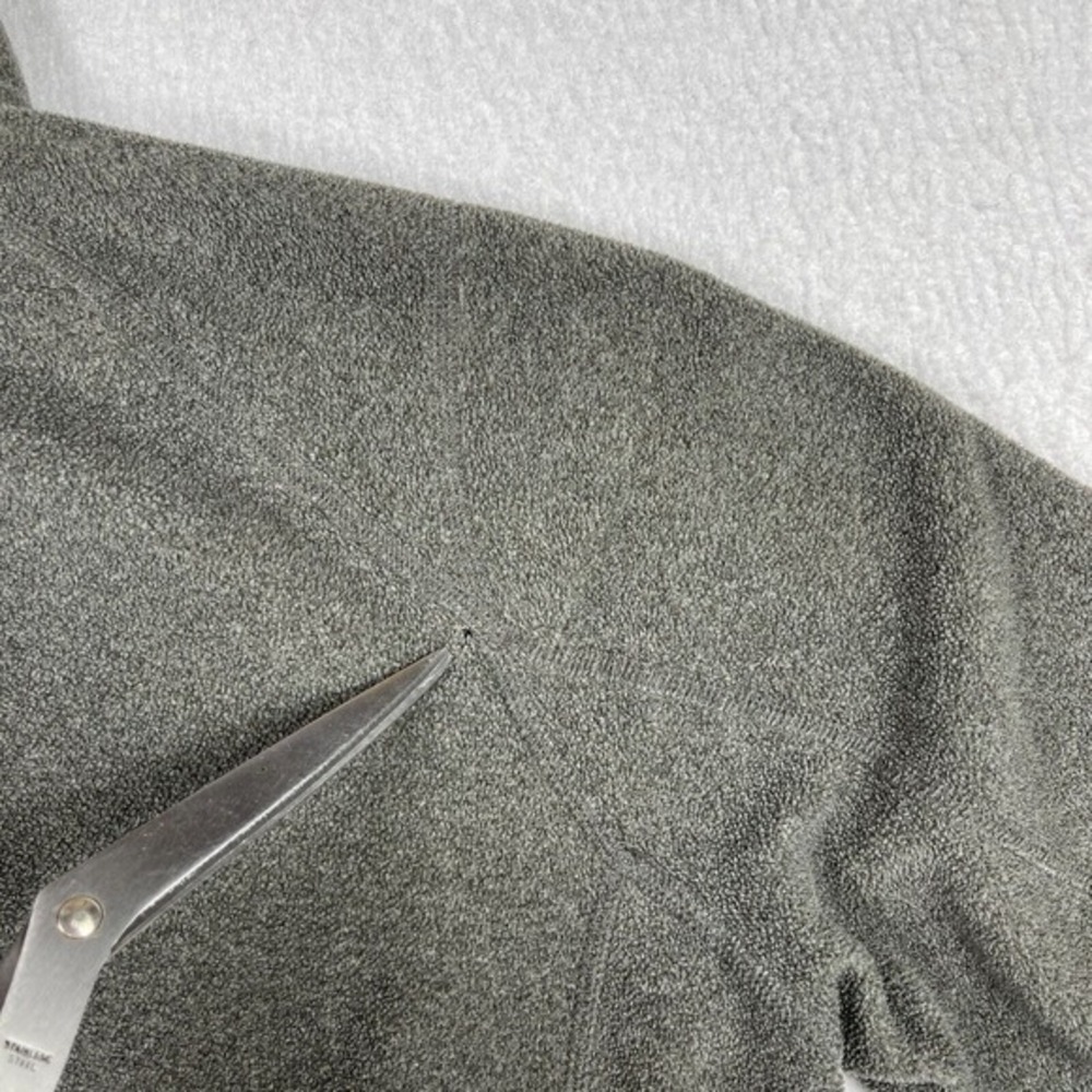 The North Face Sweater Womens Large Gray Fleece 1/4 Zip Pullover Outdoors Hike - Picture 15 of 16